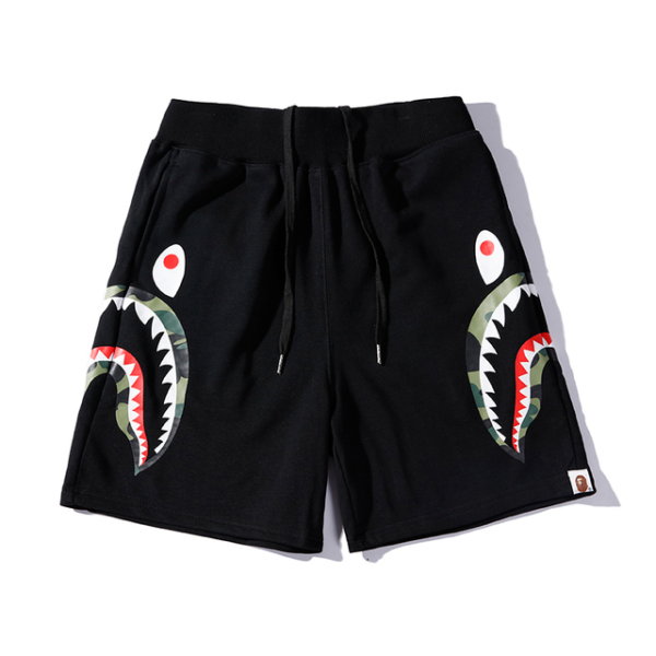 1ST CAMO SIDE SHARK SHORTS MENS BLACK