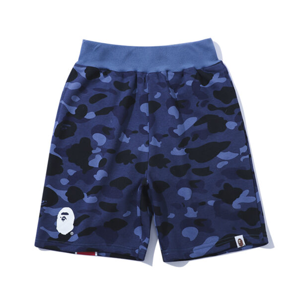 BAPE Color Camo Sweat Shorts Blue