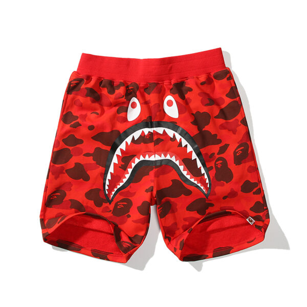 BAPE Shark Head High Street Terry Capris Camouflage Short