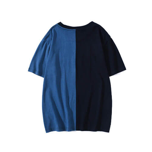 BAPE INDIGO HALF TIGER SHARK T-SHIRT